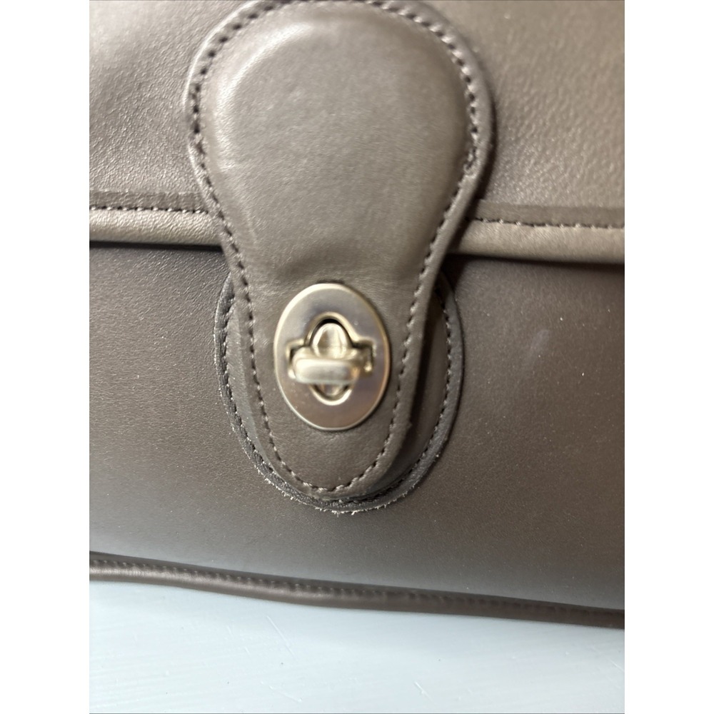 Vintage Coach Willis 9927 gray leather Crossbody Costa Rica soft hang Tag (S7) - Picture 11 of 16